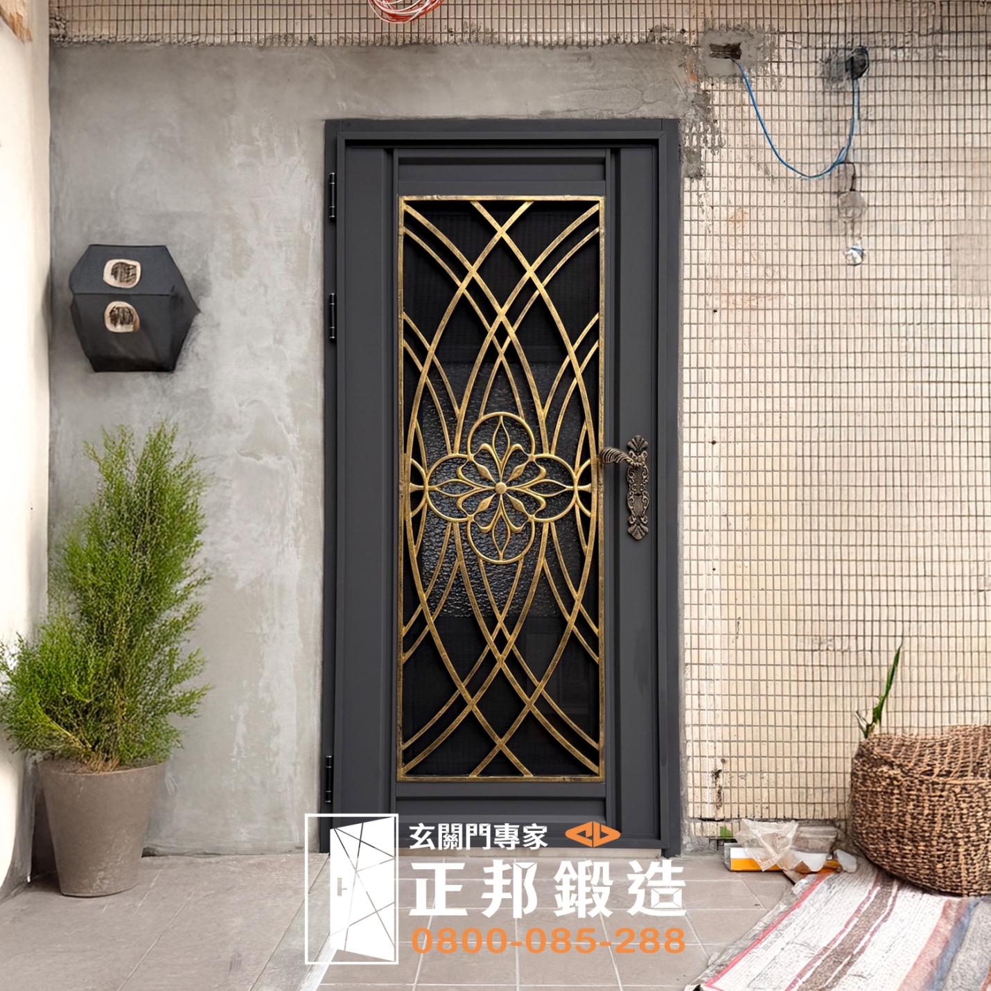 C9B-1067(FR-2898 門花3804)含三合一 台北玄關門安裝 (1)