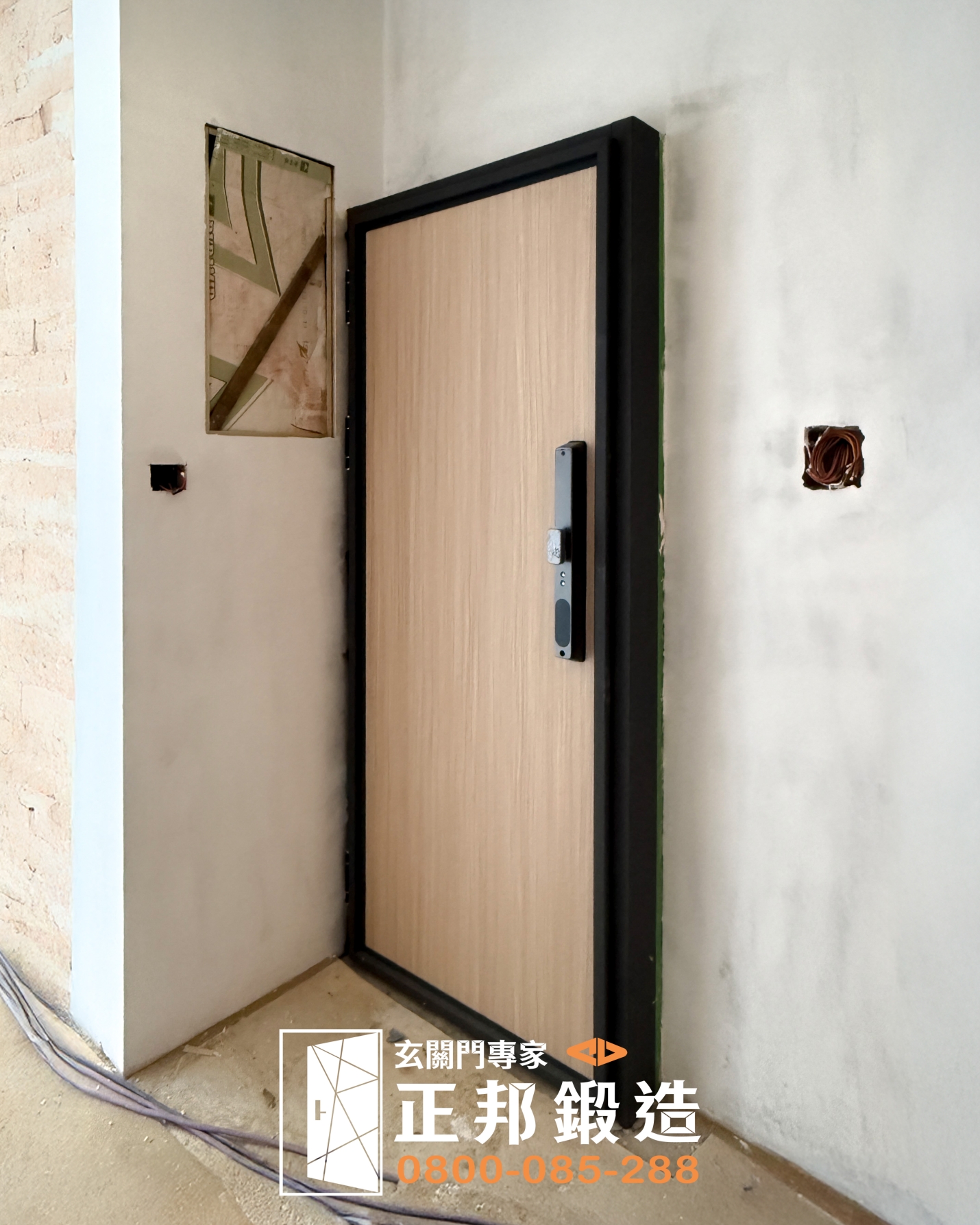 C9B-6027 門框烤漆2898G 木紋2518NTD亞麻紅豆杉 新竹換門廠商推薦 (3)