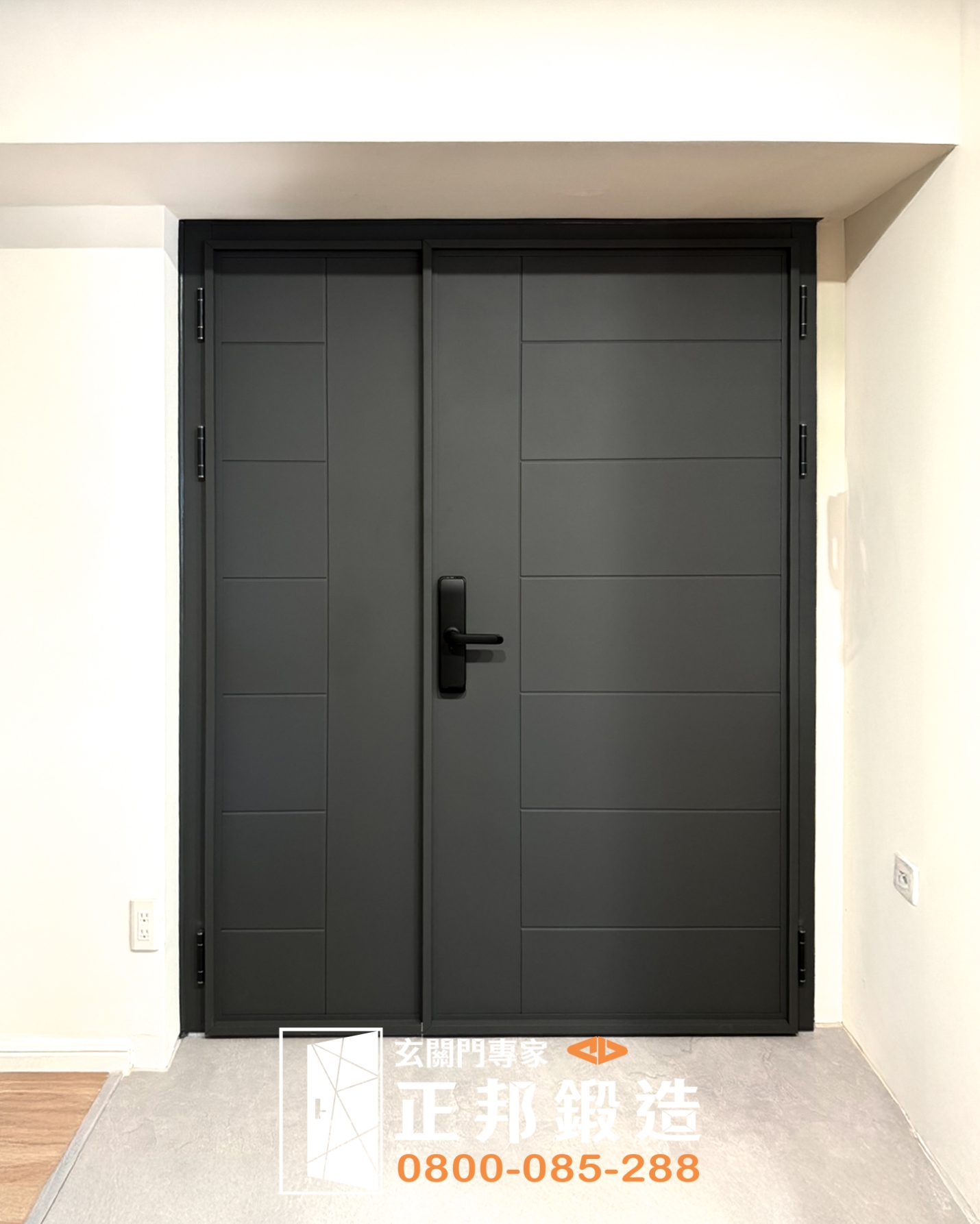 C9B-2001 (FR-2898)台北松山住家大門安裝 (1)