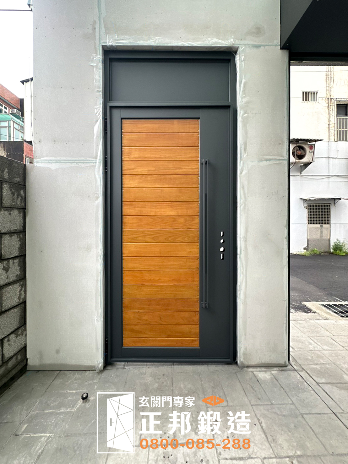 C9B-3025(FR-2910橡木色) 綻緣空間設計 玄關門推薦 (1)