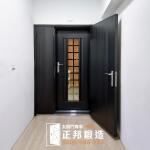 C9B-2058 (烤漆顏色FR-9622)桃園包框雙玄關子母門  (1)