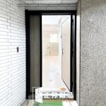 C9B-6025 5000太妃冷杉(烤漆顏色FR-9623)中壢包框子母門 (5)
