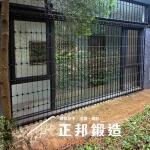 C9D-2014 (烤漆顏色FR-5461M2)新竹訂製復古防盜鐵窗 復古窗安裝 (12)