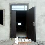 C9B-2040 (烤漆顏色FR-9637) 台南透天子母門安裝含開天 (2)