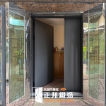C9B-2058(烤漆顏色FR-2898) 新竹換門廠商推薦 簡約風大門款式 (1)