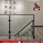 【小坪數客廳樓梯扶手設計】玻璃扶手這樣設計，空間感翻倍！