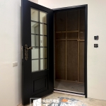 C9B-1078(FR-9622 外透明波內綠半反)林口美式玻璃門安裝 (2)