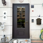 C9B-1078 (烤漆顏色FR-81255) 台中透天加裝玻璃門 (3)