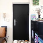 C9B-2066 台北包框(烤漆顏色FR-9622) 玄關門安裝 (1)