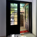 C9B-1078雙開(FR-9637) 光強 新店玻璃門安裝 (1)