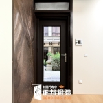 C9B-1077 (烤漆顏色FR-81255) 八德加裝玻璃門安裝案例 (3)