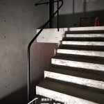 工業風黑色樓梯扶手 C9E-1080 極簡線條設計(黑消光 烤漆顏色FR-9622M1)