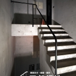 工業風黑色樓梯扶手 C9E-1080 極簡線條設計(黑消光 烤漆顏色FR-9622M1)