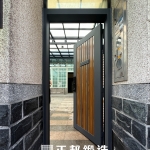 C9C-4055 (烤漆顏色FR-2910) 蘆竹木頭日式庭院門 (2)