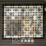 線條造型鐵窗C9D-2016 (烤漆顏色FR-9622M1) 鐵窗花訂製安裝