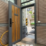 C9C-4055 (烤漆顏色FR-2910) 蘆竹木頭日式庭院門 (4)