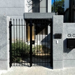 C9C-2059(噴漆消光黑) 新豐庭院門安裝 (1)