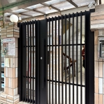 C9C-2079 (FR-9637M1) 永和不銹鋼庭院門安裝 (2)