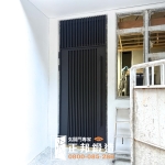 C9B-2041+內向平板含開天(FR-9623) 明森玄關門安裝 (2)