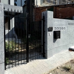 C9C-2059(噴漆消光黑) 新豐庭院門安裝 (4)