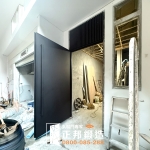 C9B-2041+內向平板含開天(FR-9623) 明森玄關門安裝 (1)