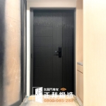 林口徐先生包框換門案例 C9B-2001(烤漆顏色FR-2898)加裝摺疊紗門