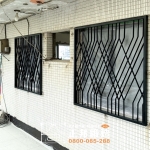 C9D-2028 6樘(噴漆黑)台北市安裝案例 (2)