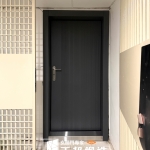 C9B-2003 (烤漆色FR-2910) 地檔 瞄眼 台北大門安裝案例 (3)
