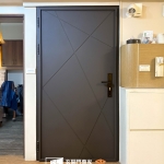 C9B-2066(烤漆色FR-81255) 2015-H1(黑) 新竹大門安裝案例 (2)