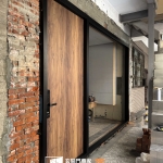台北店面玻璃門推薦｜濕式門框施工門面更新案例【C9B-6003／FR-9622】