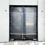 C9B-1055 社區玻璃大門價格 社區大廳玻璃門 (4)