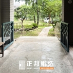 C9C-2077 (霧藍色) OT手動雙開庭院門 國小戶外門推薦 (3)