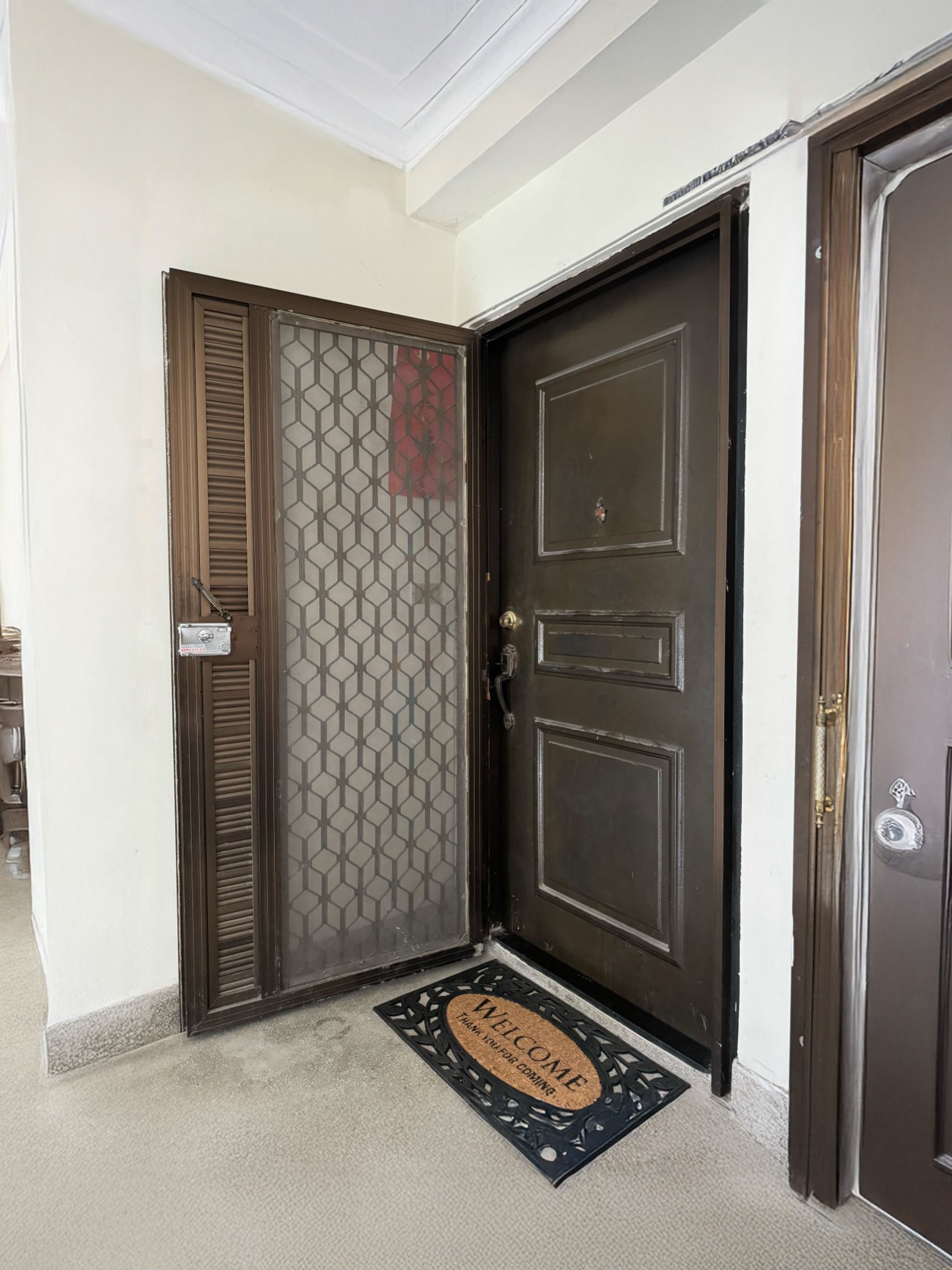 【台中北屯大門包框更新】公寓大樓更換玄關門